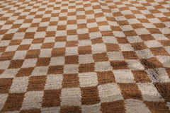 5x7 Gray, Brown, Sage Color Hand Knotted Tibetan Wool & Silk Moden & Contemporary Oriental Rug