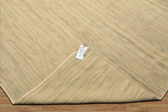 10x14 Ivory, Celadon, Multi Color Hand Woven Kilim Wool Modern & Contemporary Oriental Rug