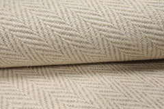 Multi Sizes LoomBloom Herringbone Beige Oriental Rug Hand Woven Contemporary New Zealand Wool