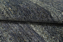 8x10 Blue, Multi, Color Hand Knotted Peshawar Wool Transitional Oriental Rug