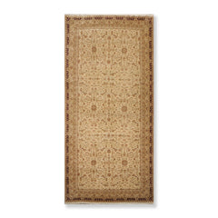 Palace Beige, Maroon, Tan Color Hand Knotted Floral 100% Wool Traditional-Persian/Oriental Oriental Rug