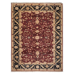 6' x 9' Hand Knotted Traditional Oriental Area Rug Reversible Red