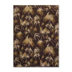 9x12 Brown, Beige, Tan Color Hand Knotted Floral 100% Wool Modern Oriental Rug
