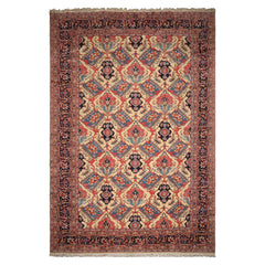11'9"x18' Ivory Hand Knotted Bakhtiari Traditional Wool Rug