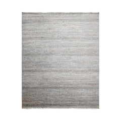 8x10 Tan, Gray, Brown Color Hand Knotted Grass 100% Wool Modern Oriental Rug