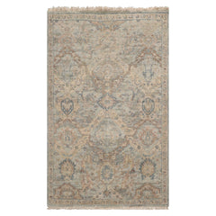 LoomBloom Mint 3'x5' Traditional Distressed Quality Hand Knotted Wool Oriental Area Rug