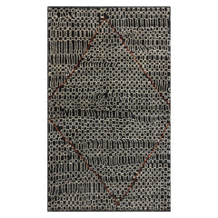 LoomBloom Charcoal 3'x5' Afghan Moroccan Tribal Geometric Hand Knotted Wool Oriental Area Rug