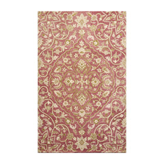LoomBloom Transitional Floral Pomegranate 100% Wool Hand Tufted Multi Size Oriental Area Rug