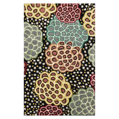 Black Transitional Floral Hand Tufted Wool Runner LoomBloom Multi Sizes Oriental Area Rug