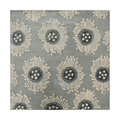Multi Sizes Hand Tufted Celadon Wool Oriental Area Rug by LoomBloom Contemporary Design