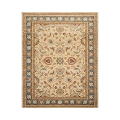 8x10 Beige, Gray, Brown Color Hand Tufted Oriental Wool Traditional Oriental Rug