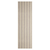 Multi Sizes LoomBloom Striped Ivory Oriental Rug Hand Woven Contemporary New Zealand Wool