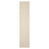 Hand Tufted Beige New Zealand Wool Textured Ribbed Rug in Multi Sizes by LoomBloom
