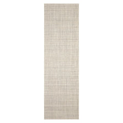 Hand-Woven Beige New Zealand Wool Textured Flatweave Rug in Multi Sizes by LoomBloom