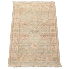 Mint 2'x3' Afghan Oushak New Zealand Wool Oriental Rug