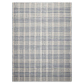 Multi Size Ivory Beige Blue Color Hand Woven Flatweave Wool Modern Oriental Rug