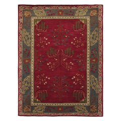 Multi Size Deep Magenta
Celadon
Beige
Color Hand Tufted Donegal Wool Traditional Oriental Rug