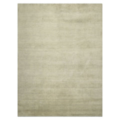 LoomBloom Multi Size Moss Wool Contemporary Solid Hand Loomed Oriental Rug