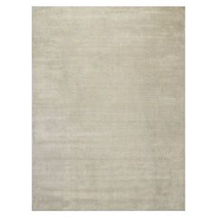LoomBloom Multi Size Gray Wool Modern Hand Loomed Solid Oriental Rug