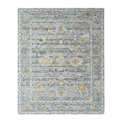 Multi Size Slate Gray Beige Color Hand Tufted Handmade Wool Modern & Contemporary Oriental Rug