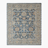loomBloom Blue Multi Size Hand Tufted Wool Floral Modern & Contemporary Oriental Area Rug