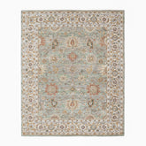 loomBloom Mint Green Multi Size Hand Tufted Wool Floral Modern & Contemporary Oriental Area Rug