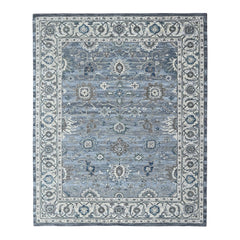 Multi Size Light Blue Gray Beige Color Hand Tufted Handmade Wool Modern & Contemporary Oriental Rug