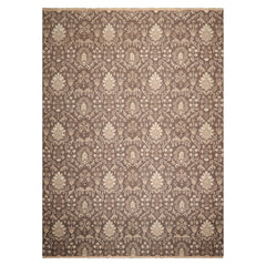 10'1''x13'10" Brown Hand Knotted Wool Transitional Nourison Nourmak Soumak Reversible Rug