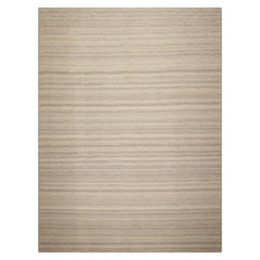 9x12 Ivory, Beige, Brown Color Hand Woven Flatweave Wool Geometric Oriental Rug