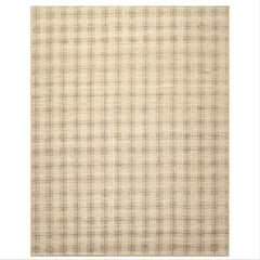 Multi Size Taupe Ivory Teal Color Hand Loomed Wool Contemporary Oriental Rug