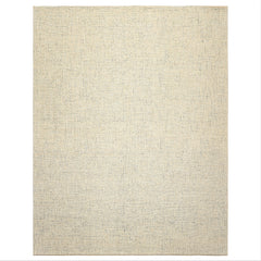 Multi Size Ivory Beige Blue Color Hand Loomed Wool Contemporary Oriental Rug