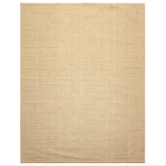Multi Size Beige Tan Color Hand Loomed Berber Wool Contemporary Oriental Rug