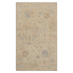 3x5 Beige, Sage, Gray Color Hand Knotted Turkish Wool Arts & Crafts/Mission Oriental Rug