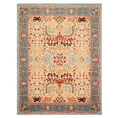8x10 Light Peach
, Aqua
, Rust
Color Hand Tufted William Morris
Wool Arts & Crafts
Oriental Rug