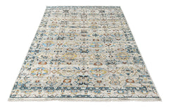 Beige, Slate 9x11'10'' Oushak Transitional Hand Knotted Wool Oriental Area Rug