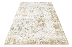 9x12 Ivory, Moss, Slate Color Power Loom Oushak Wool Modern Oriental Rug
