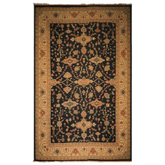 12x18 Charcoal, Beige, Sage Color Hand Knotted Soumak Wool Traditional Oriental Rug