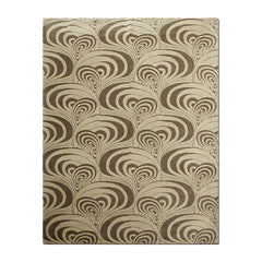 6x9 Light Olive, , Color Hand Knotted All-Over 100% Wool Traditional Oriental Rug