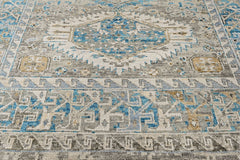 Gray 8x10'2'' Oushak Southwestern Hand Knotted Wool Oriental Area Rug