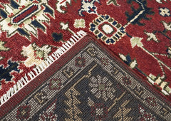 8x10 Rust, Gray, Beige Color Hand Knotted Oushak Wool Traditional Oriental Rug