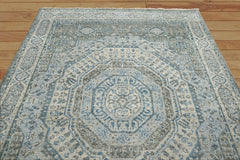 Multi Size Gray, Beige Hand Knotted 100% Wool Indo Oushak Traditional Oriental Area Rug