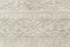 Beige 3'11''x5'10'' Oushak Southwestern Hand Knotted Wool Oriental Area Rug