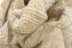 Multi Size Mustard yellow Ivory Beige Color Hand Woven Wool Modern & Contemporary Oriental Rug
