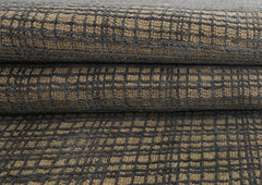 8x10 Tan, Dark gray, Color Hand Loomed Wool & Jute Modern & Contemporary Oriental Rug