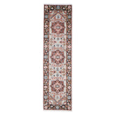 Runner Gray, Rust, Ivory Color Hand Knotted Oushak Wool Traditional Oriental Rug