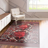 4x6 Beige, Rose, Brown Color Hand Knotted Floral 100% Wool Traditional-Persian/Oriental Oriental Rug