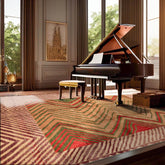 6x9 Beige, Tan, Green Color Hand Knotted All-Over 100% Wool Traditional-Persian/Oriental Oriental Rug