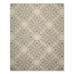 8x10 Beige, , Color Hand Tufted All-Over 100% Wool Transitional Oriental Rug