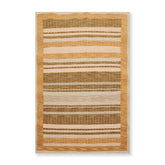 3x5 Beige, Sage, Gold Color Hand Knotted All-Over 100% Wool Contemporary Oriental Rug