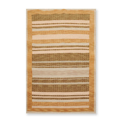 3x5 Beige, Sage, Gold Color Hand Knotted All-Over 100% Wool Contemporary Oriental Rug